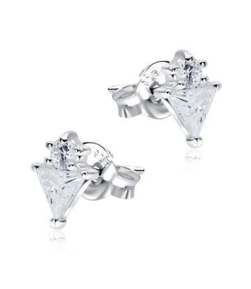 Beautiful Designed with CZ Stone Silver Ear Stud STS-5131